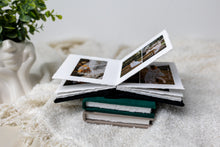 Little QT mini photo albums with hand torn deckled edges