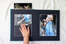 Slip-in Matted Album - black mats with white bevel