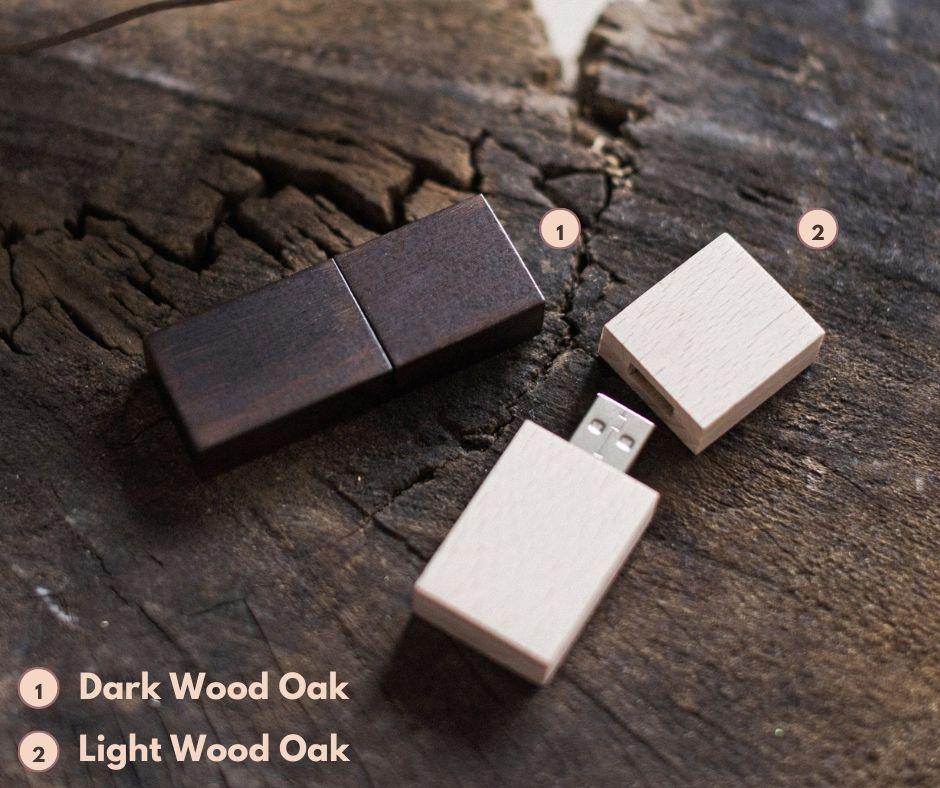 Wooden USB Drives - 10 individually personalized pcs – QT Albums